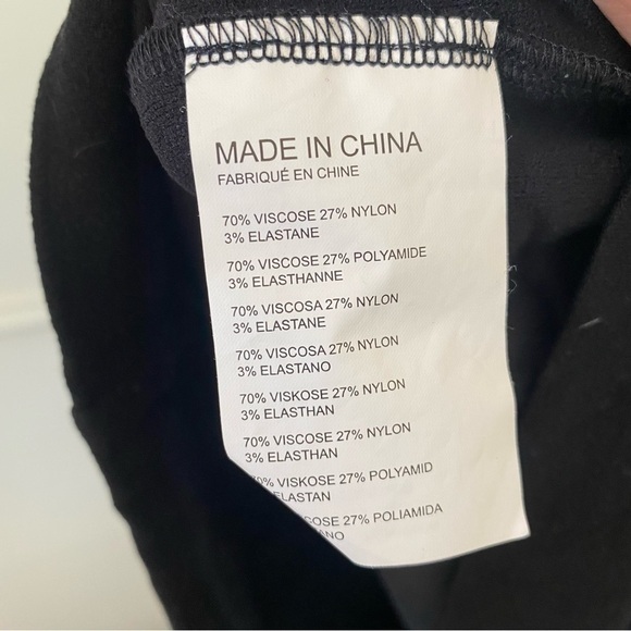 𝅺club Monaco Black Sleeveless Tank Small - Picture 5 of 5